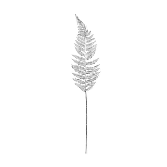 Metallic Fern Leaf stem Silver
