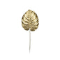 Gold Metallic Monstera leaf (Medium)