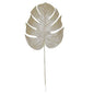 Champagne Glitter Monstera Leaf (Large)