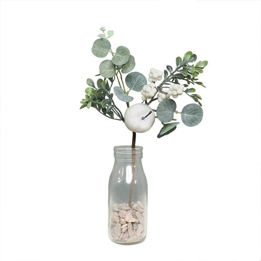Eucalyptus White Berry and Apple Spray (30cm)