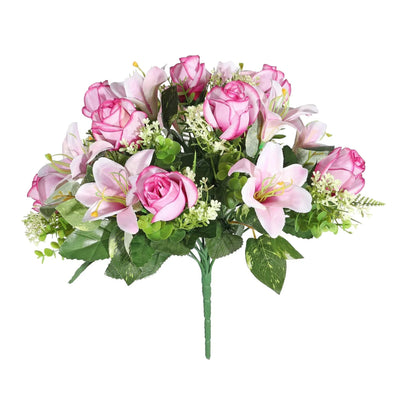 Dark Pink Pembroke Luxury Mixed Bunch