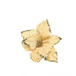 Small Gold Poinsettia Pick