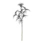 Pewter Glitter Aralia Leaf Stem