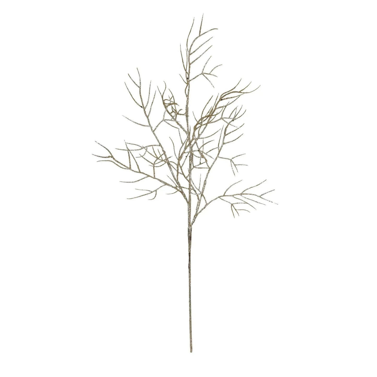 Gold Glitter Twig Stems