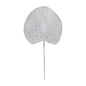 Silver Glitter Palm Spear Stem