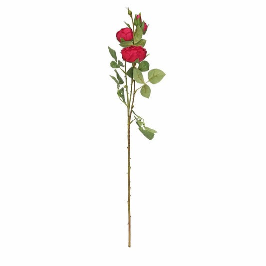 Garden Peony Rose Spray Mauve (75cm)