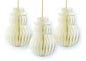 Snowmen Paper Baubles (Pack of 3)