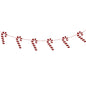 Wooden Candy Cane Bunting (1.5m)