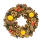 Cone and Pumpkin Autumn Wreath (30cm)