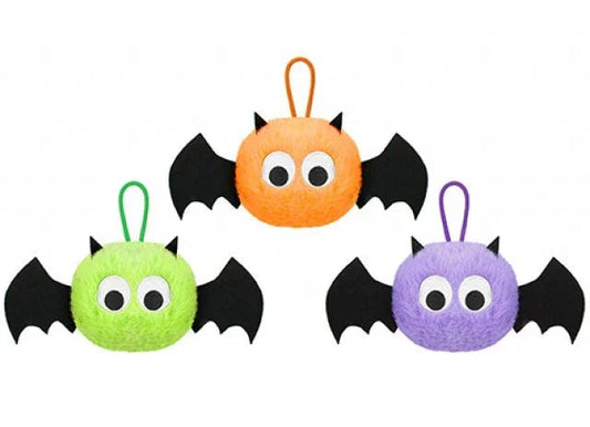 8 cm Cute Furry Plush Bat On Hang Loop