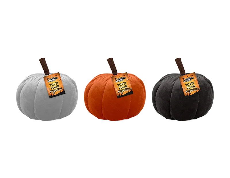 Velvet Plush Pumpkin (16cm)