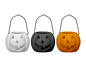 Halloween Pumpkin Tealight Holder with Handle (10cm)