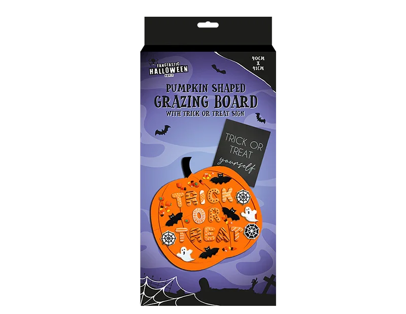Halloween Pumpkin Shaped Grazing Board