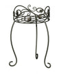 Black Scroll &amp; Ivy Metal Plant Stand (42cm H)