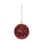 Glitter Burgundy Bauble (8cm)