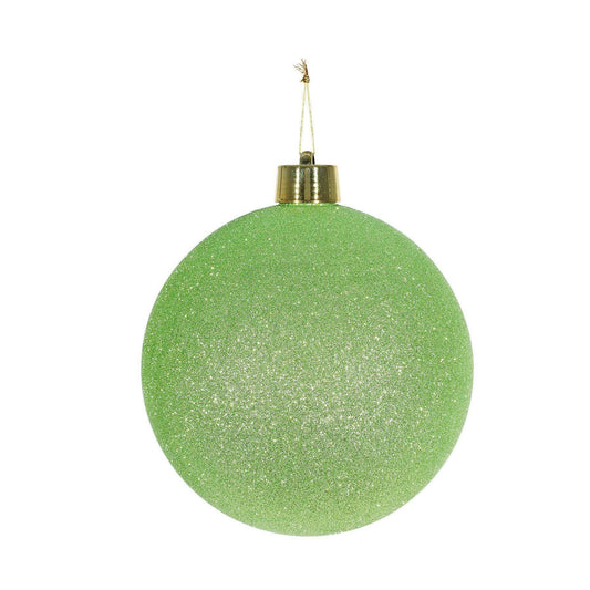 Green Glitter Shatterproof Bauble (20cm)