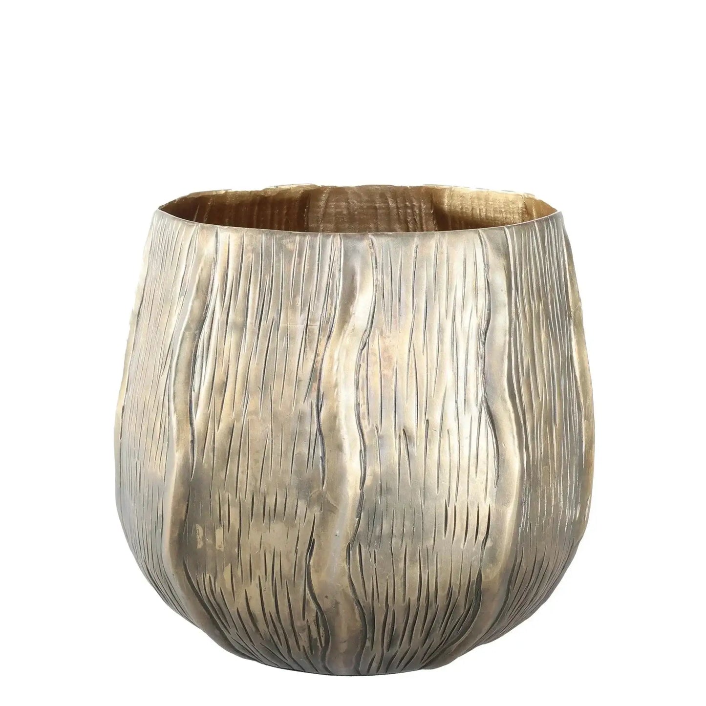 Antique Gold Eros Planter (15 x 16cm) - Bristow Direct 