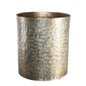 Apollo Cylinder Antique Gold Pot (28cm)