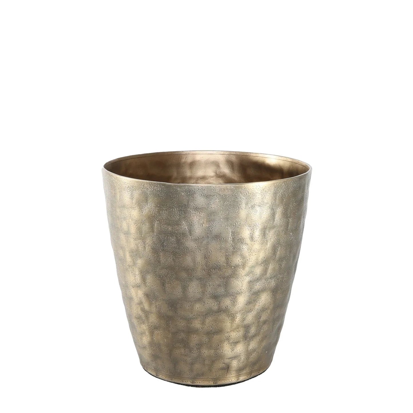 Apollo Antique Gold Tapered Planter Pot (19cm)