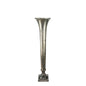 Antique Silver Poseidon Trumpet Vase (117 x 29cm)
