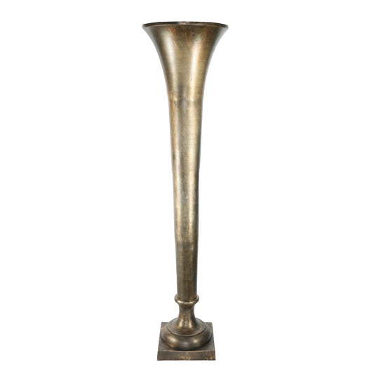 Gold Poseidon Trumpet Vase (140 x 34cm)
