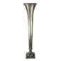 Antique Silver Poseidon Trumpet Vase (140 x 34cm)