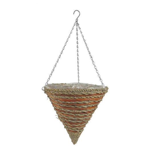 Round Cone Kettlewell Hanging Basket (14 Inch)