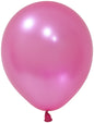 Fuchsia Metallic Latex Balloon 10inch (Pack of 100)