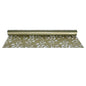 A roll of gold-colored craft foil with a floral pattern, 60cm in length.