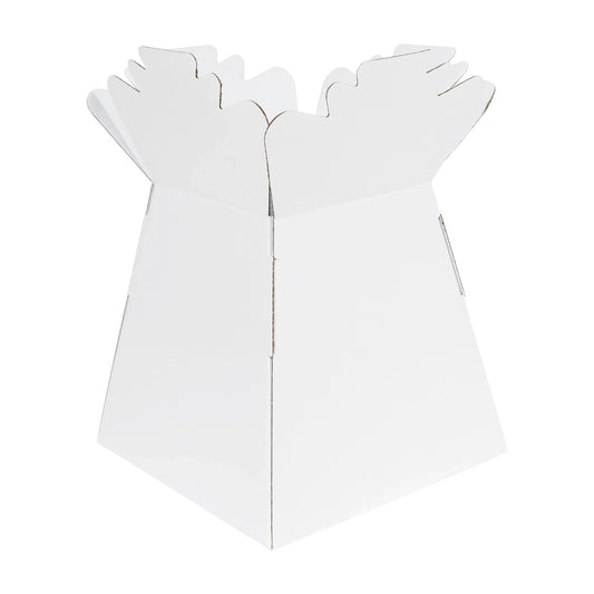 Pearlised White Living Vase (x30)