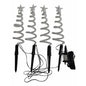 Set of 4 Spiral Pathway Lights (30cm)