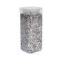 5-8mm Pearlised Silver Glass Pebbles (750gr)