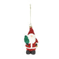 Santa Gnome with Tree Hanging Decoration (13cm)