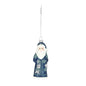 Blue Santa Hanging Decoration (12.5cm)