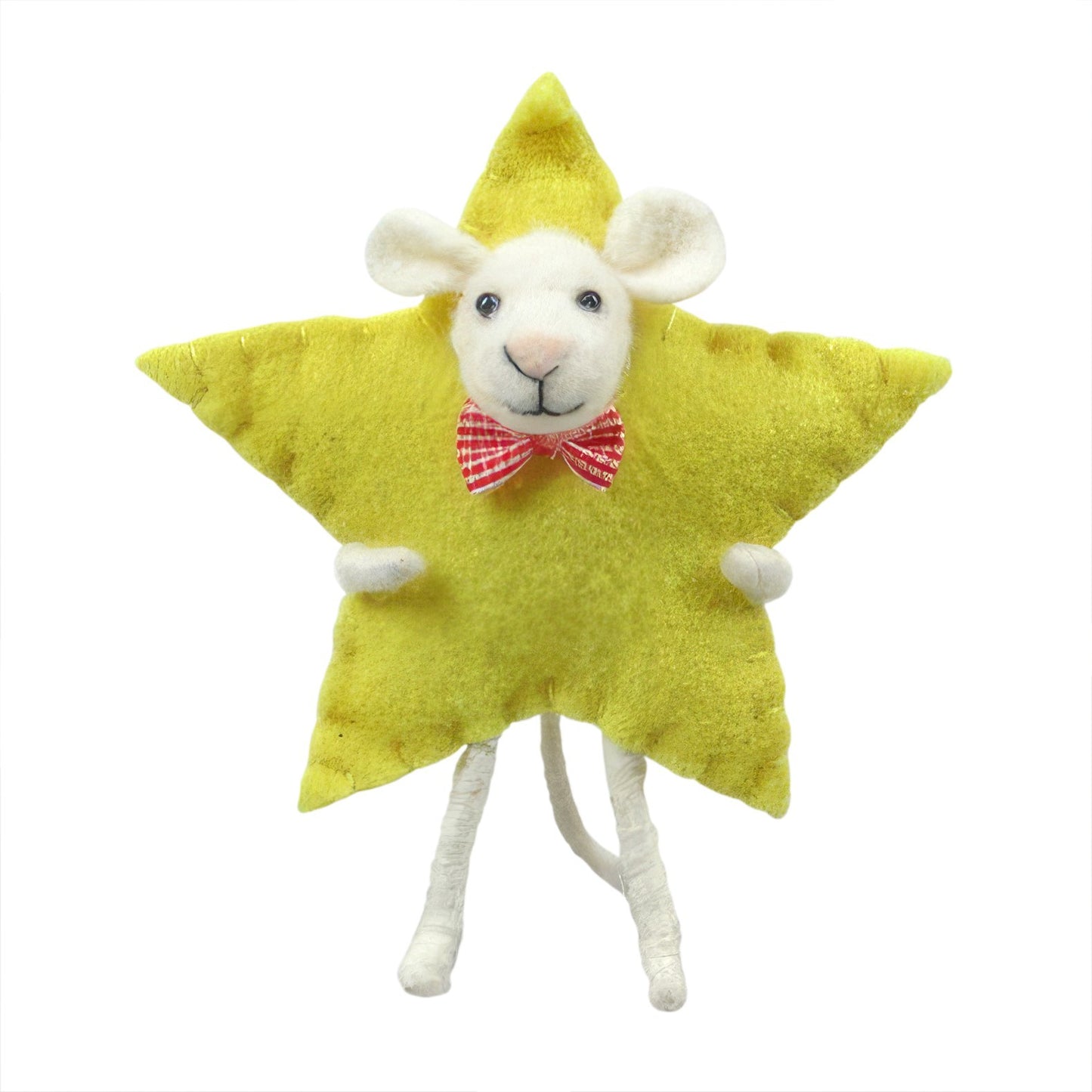Felt Mouse in Star Costume Hanging Decoration