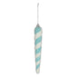Turquoise and White Icicle Hanging Decoration (20cm)