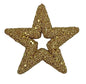 Glitter Gold Star Hanging Decoration (13cm)