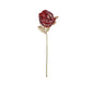 Metallic Red Peony Stem (66cm)
