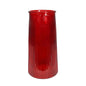 Red Tall Ribbed GraduatedÂ Glass Vase (32cm)Â 