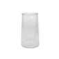 Clear Ribbed Graduated Vase (21.5cm)