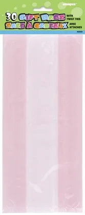 Baby Pink Cello Bags (x30)