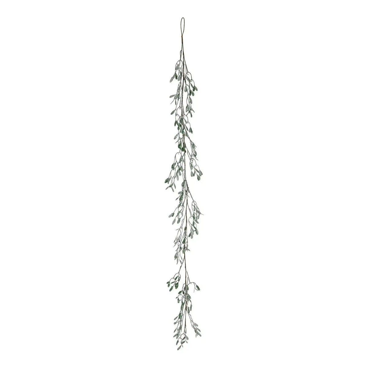 Artificial mistletoe hanging garland for festive home decor