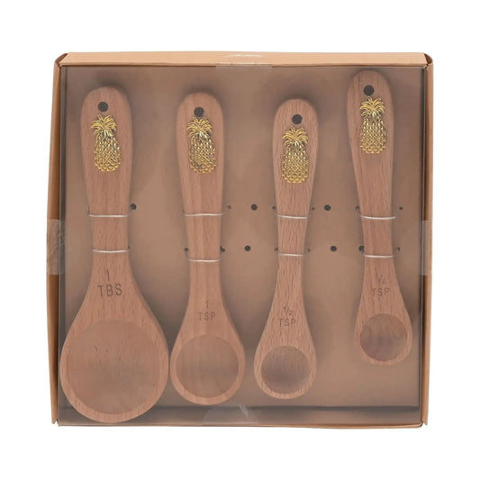 Hestia Set of 4 Measuring Spoons (Pineapple)