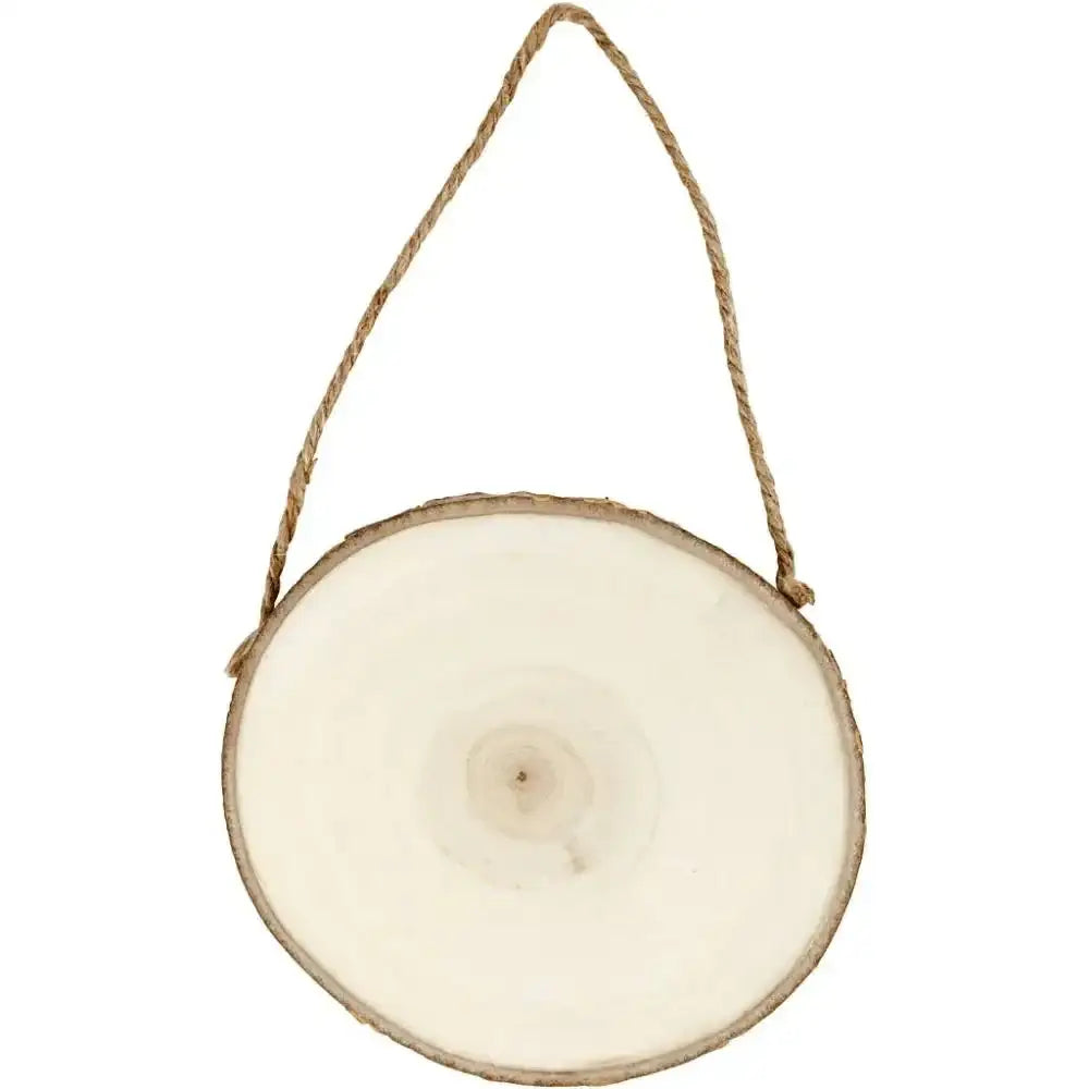 Round Wooden Door Sign