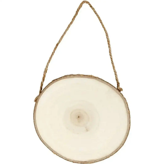 Round Wooden Door Sign