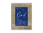 Fathers Day Wooden Frame (6 x 4 Inch)
