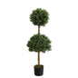 Artificial Boxwood Double Ball Topiary (120cm)