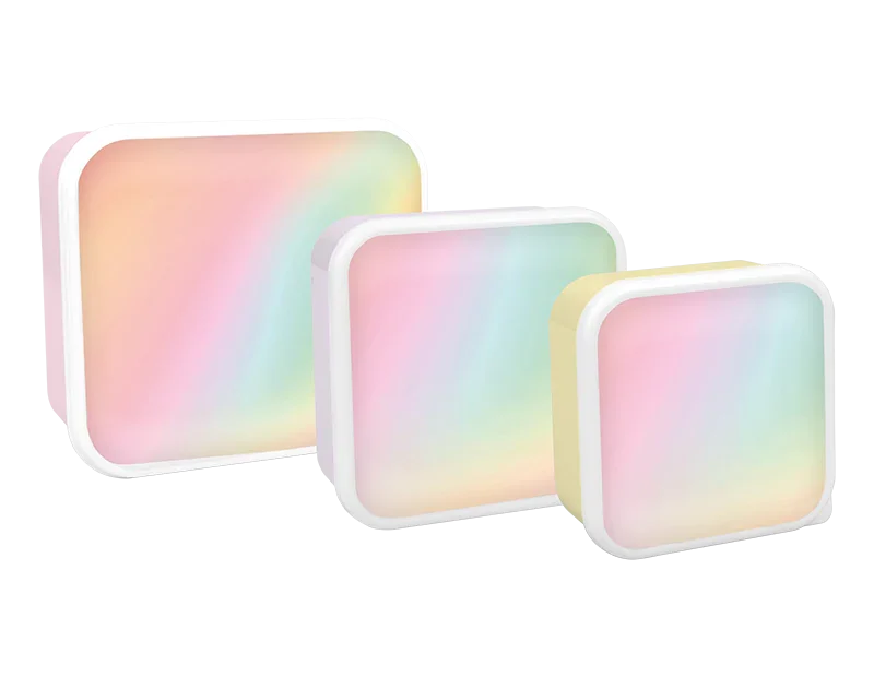 Pack of 3 Girls Printed Food Boxes