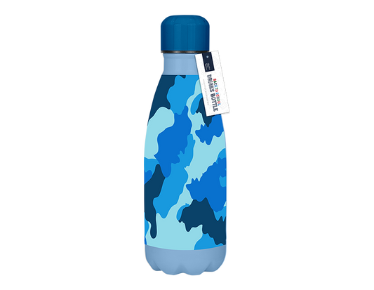 Assorted Boys Printed Metal Water Bottle (350ml)