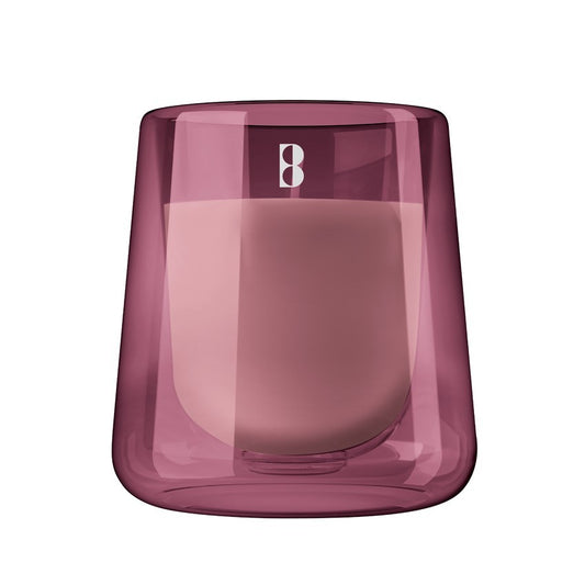 Pink Glass Bolsius Clean Light Starter Kit - Cedarwood &amp; Vetiver